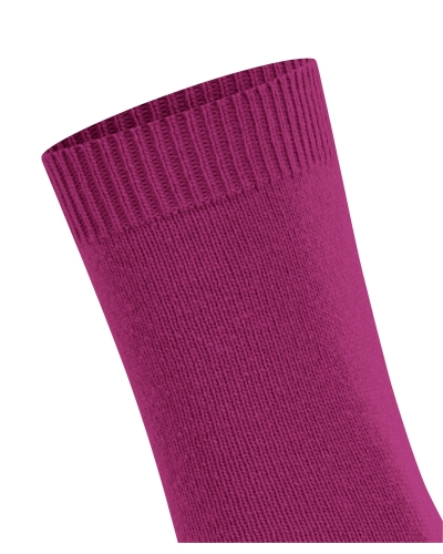 Falke Cosy Wool dames sokken berry