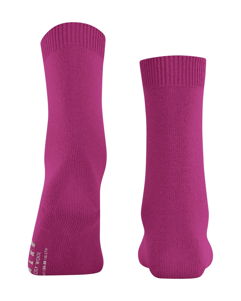 Falke Cosy Wool dames sokken berry