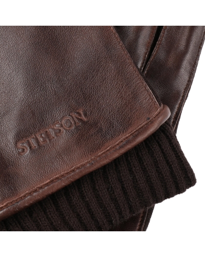 Stetson Gloves sheepskin chocolate
