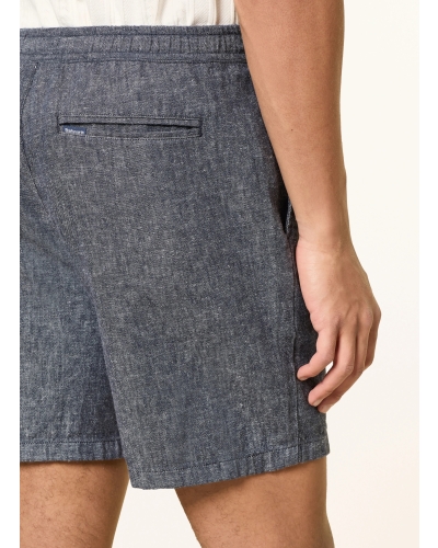 Barbour Stillwater linen blend shorts navy