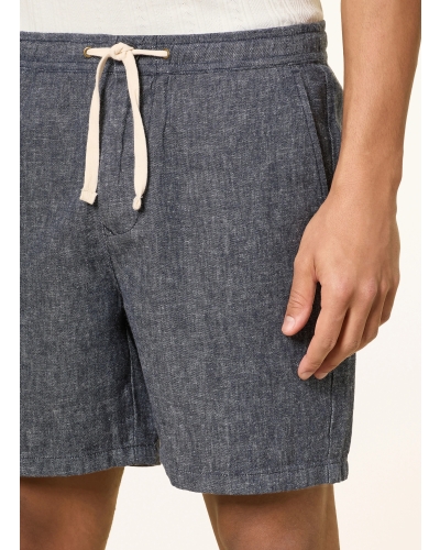 Barbour Stillwater linen blend shorts navy