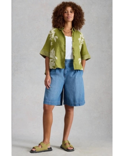 White Stuff Sascha denim short mid denim