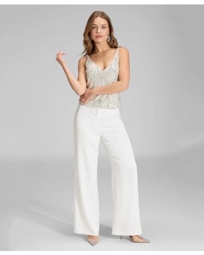 SWING Swing Top spaghetti straps beige ivory