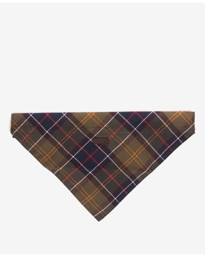 Barbour Tartan dog bandana classic tartan