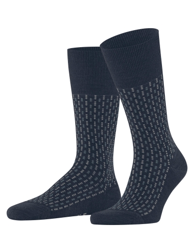 Falke Airport special edition heren sokken space blue