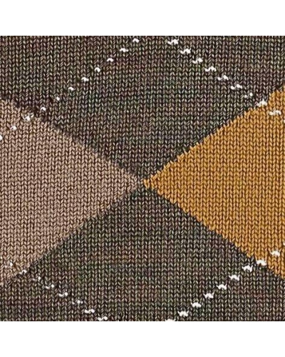 Burlington Melange Marylebone dames sokken amber green