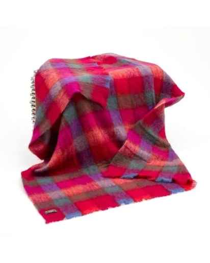 JOHN HANLY John Hanly mohair wool throw (137x182)