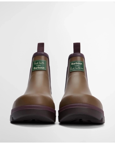 Barbour x Paul Smith Chelsea welly ta51 tan