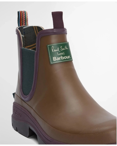 Barbour x Paul Smith Chelsea welly ta51 tan