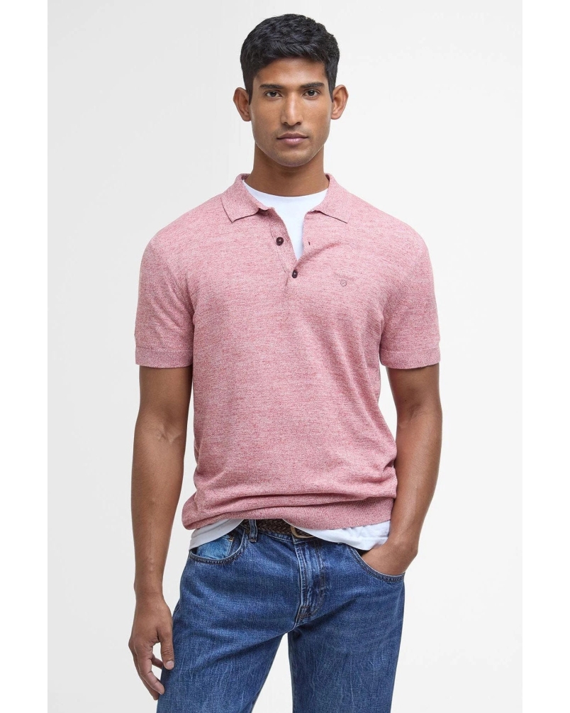 Barbour Buston knit polo gn84 uniform green