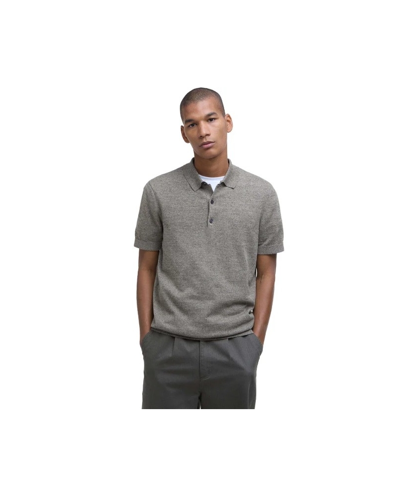 Barbour Buston knit polo gn84 uniform green