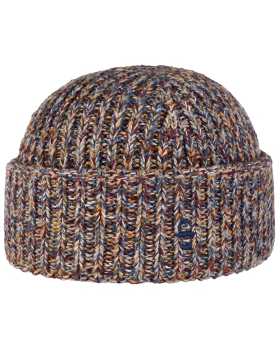 Stetson Beanie sustainable blue-red-yellow-ecru