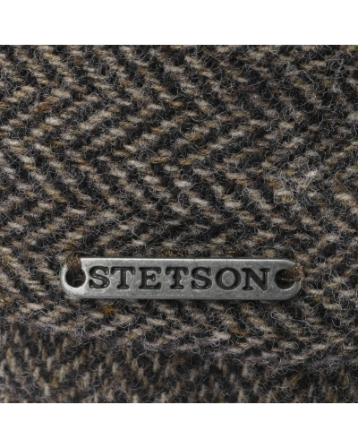Stetson Driver cap wool herringbone antra-melange