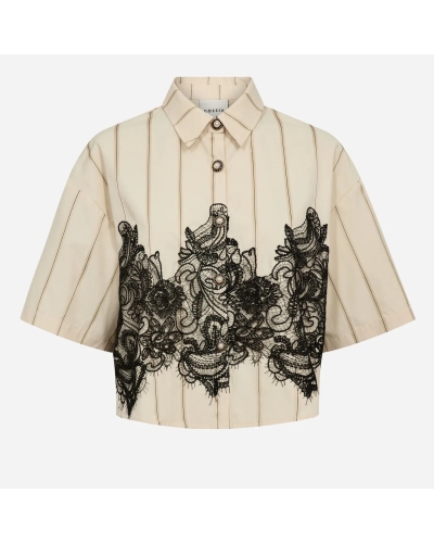 Gossia Zanna shirt sand stripes