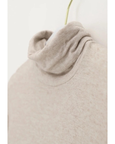 Oroblu Perfect line cashmere turtle neck long sleeve beige