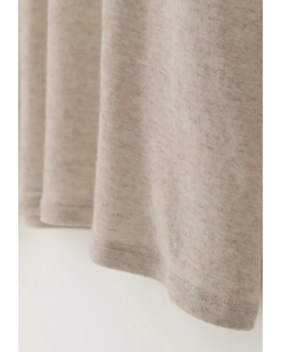 Oroblu Perfect line cashmere turtle neck long sleeve beige