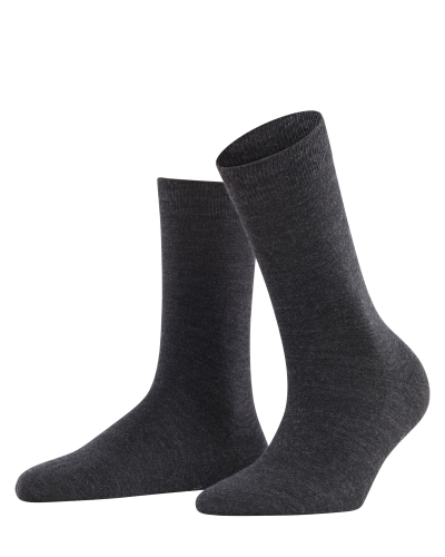 Falke Softmerino dames sokken anthra.melange