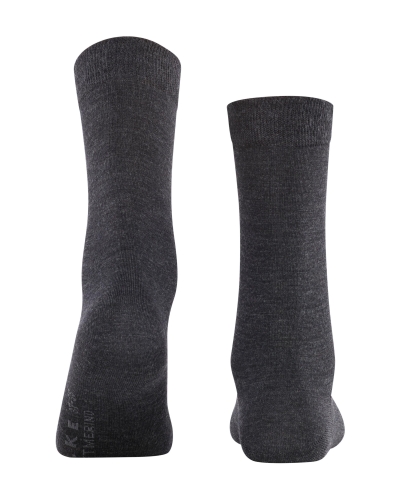 Falke Softmerino dames sokken anthra.melange