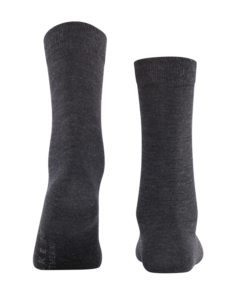 Falke Softmerino dames sokken anthra.melange