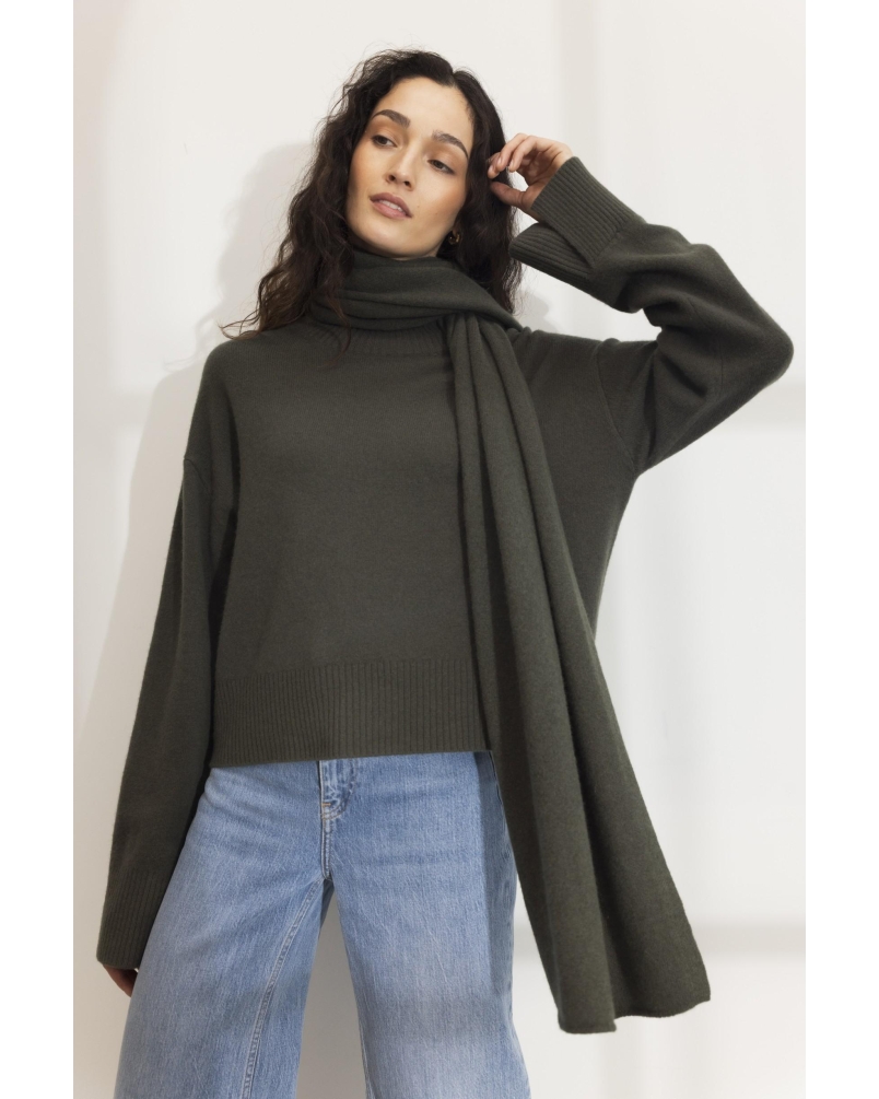 Camilla Pihl Babette scarf olive