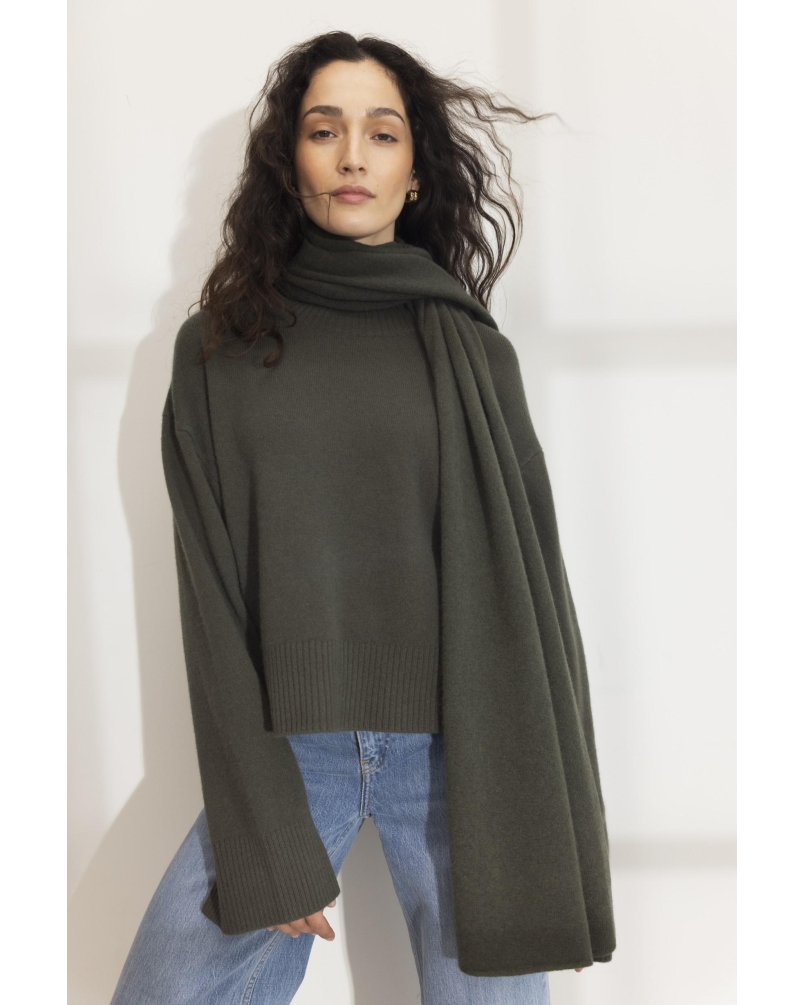 Camilla Pihl Babette scarf olive