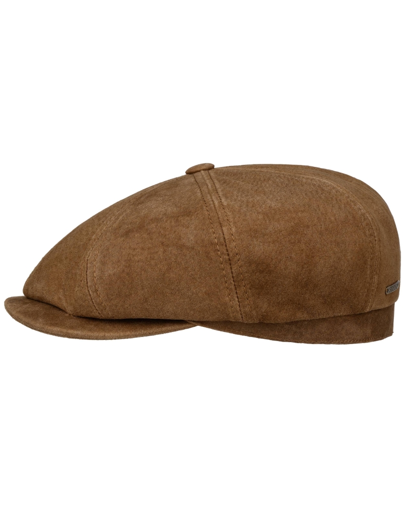 Stetson Hatteras waxed pigskin cognac