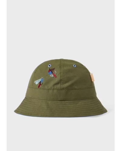 Barbour x Paul Smith Bucket hat khaki khaki