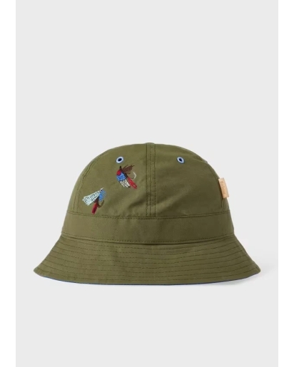 BARBOUR Barbour x Paul Smith Bucket hat khaki
