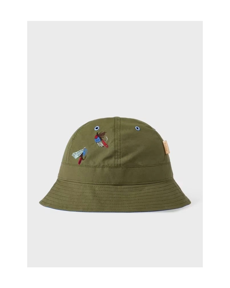 Barbour x Paul Smith Bucket hat khaki khaki