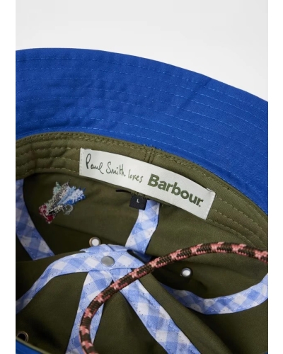Barbour x Paul Smith Bucket hat khaki khaki