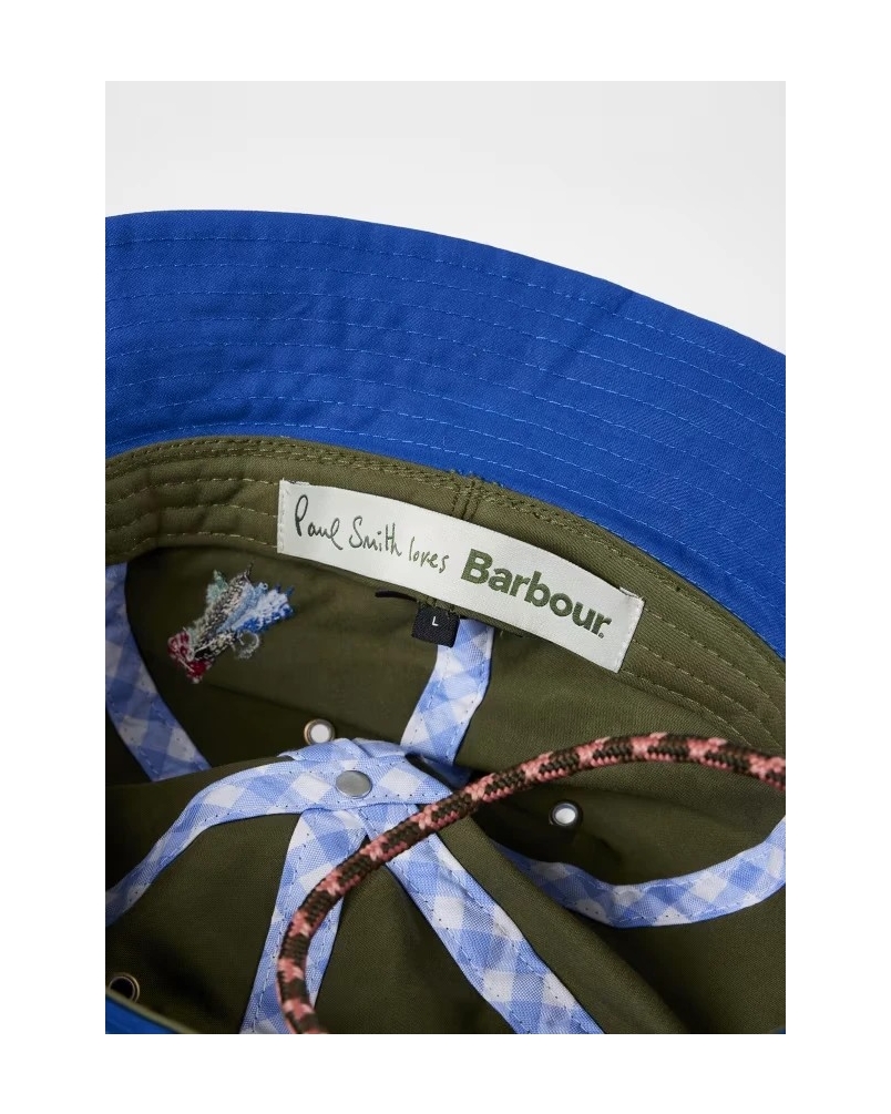 Barbour x Paul Smith Bucket hat khaki khaki