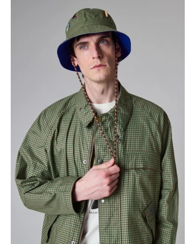 Barbour x Paul Smith Bucket hat khaki khaki