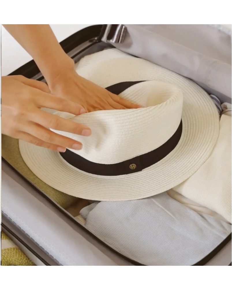 House of Ord Fiona Wide Brim Fedora ivory