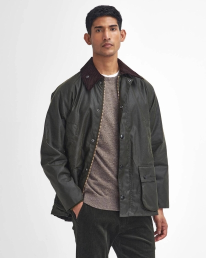 BARBOUR Barbour Bedale wax jacket hessian tartan