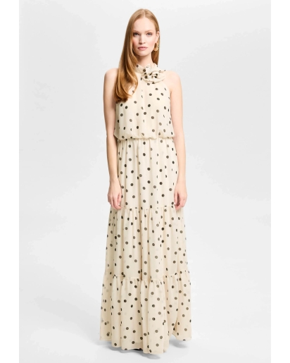 SWING Swing Evening dress with polka dots
