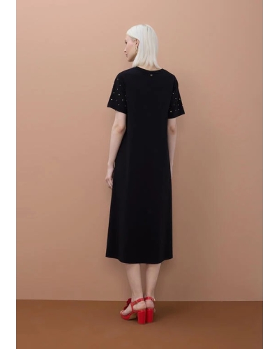 Lola Casademunt Short sleeve dress with studs black black
