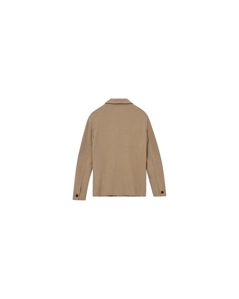 Mos Mosh Gallery Austin knit overshirt dune dune