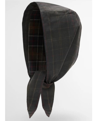 Barbour Arlene waxed headscarf classic tartan