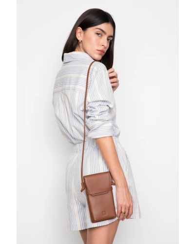 Camilla Pihl Bibi crepe shirt blue stripe