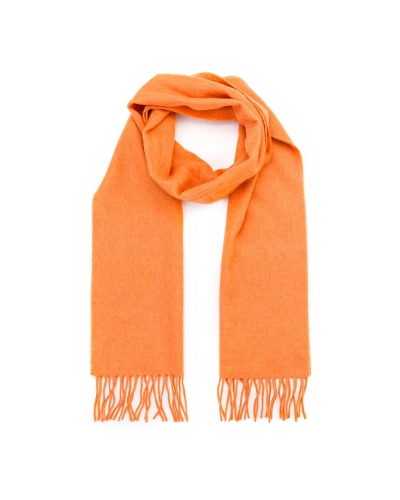 John Hanly Merino Luxury wool scarf tangerine