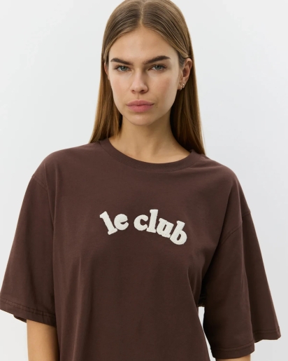 SOFIE SCHNOOR Sofie Schnoor Mae oversize t-shirt dark brown