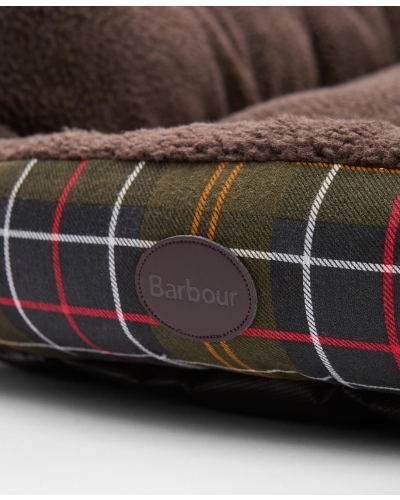 Barbour Snuggle dog bed 35' classic tartan