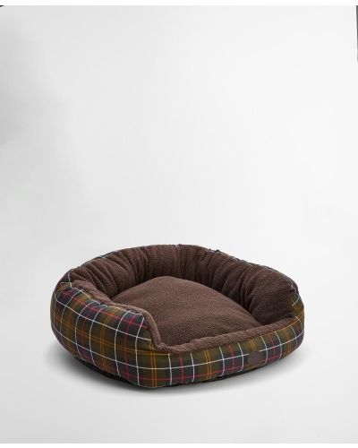 Barbour Snuggle dog bed 35' classic tartan