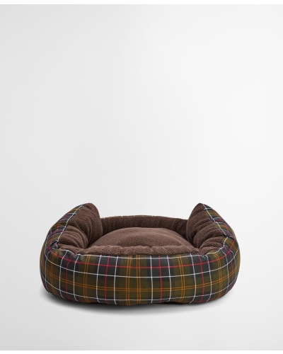 Barbour Snuggle dog bed 35' classic tartan