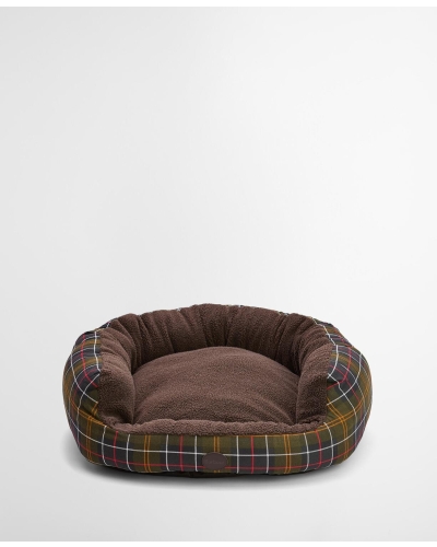 Barbour Snuggle dog bed 35' classic tartan