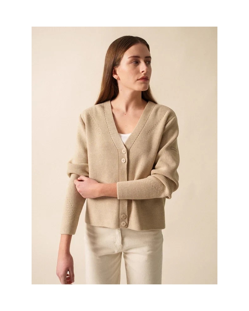 Saint James Aoste cardigan beige beige