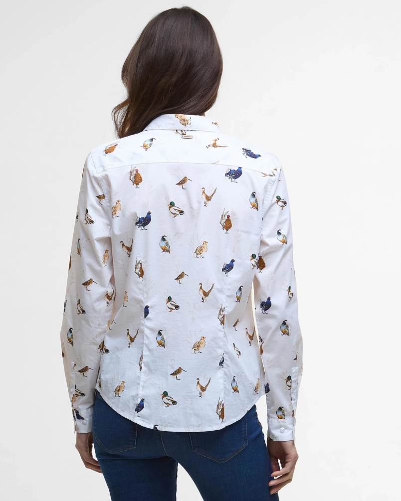 Barbour Brambless shirt bird print bird print