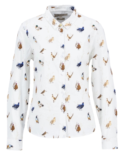 Barbour Brambless shirt bird print bird print
