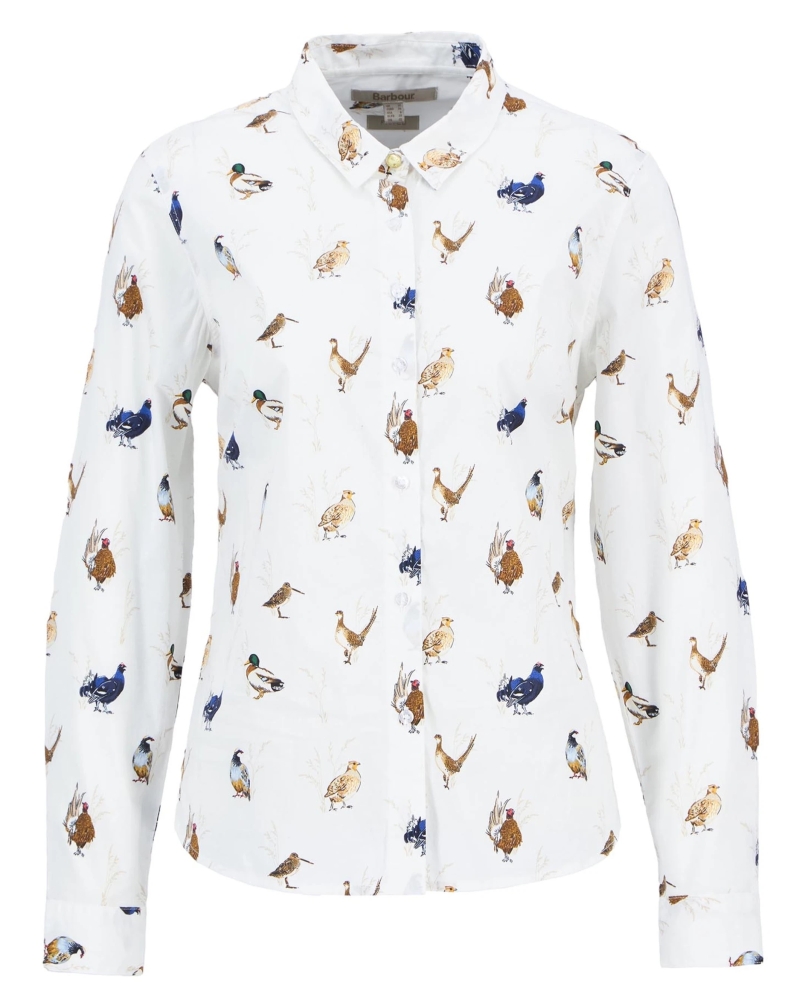 Barbour Brambless shirt bird print bird print