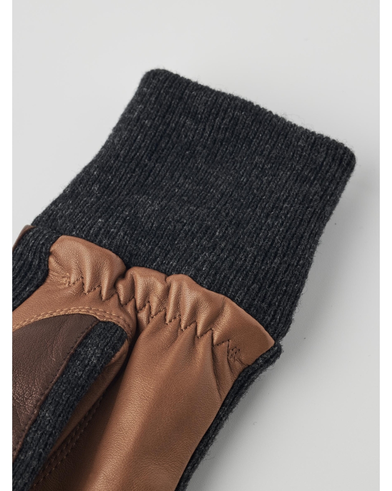 Hestra Jeanne dames handschoenen chestnut/cork